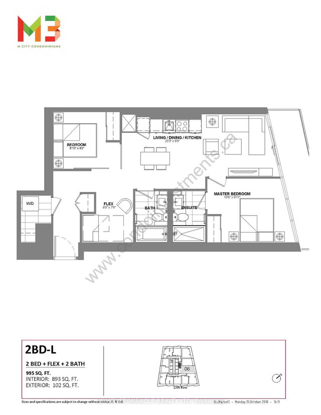 1206 - 448 Burnhamthorpe Road W