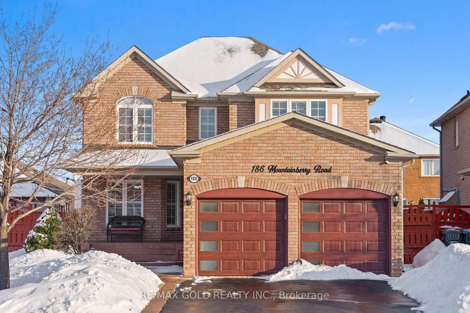Detached House for sale at 186 Mountainberry Road, Brampton, Ontario, L6R 2L2 - Sandringham-Wellington - MLS: W12957604