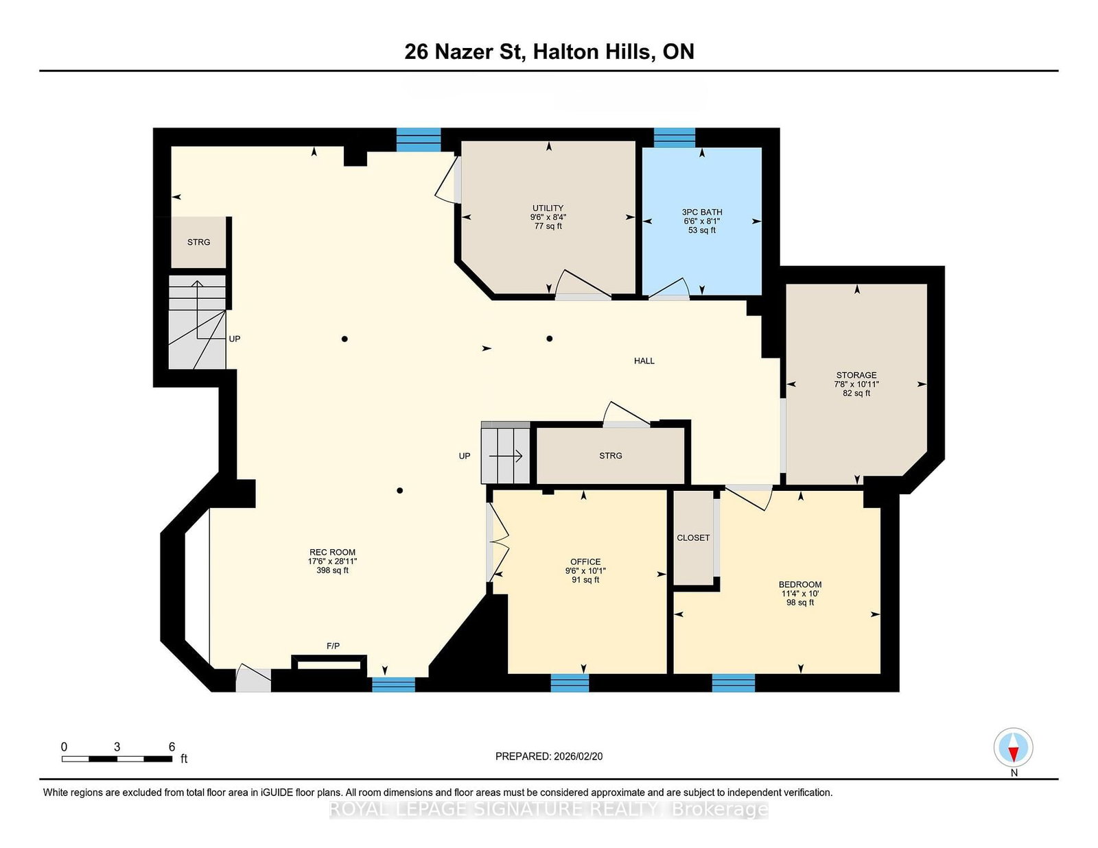 Detached House for sale at 26 Nazer Street, Halton Hills, Ontario, L7G 5X8 - Georgetown - MLS: W12978516