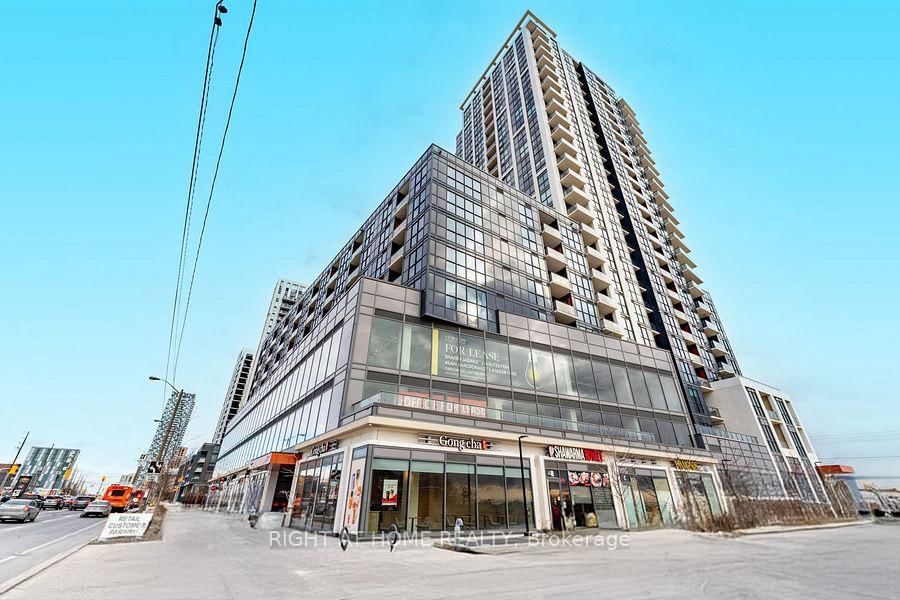 Welcome to a vibrant new master-planned community in Etobicoke, offering a modern lifestyle with unmatched convenience. This beautifullydesigned 1-bedroom plus den, 1-bathroom condo is located just steps from the brand-new TTC and Go Transit Station, making commuting todowntown Toronto effortless. With quick access to Hwy 427 and the Gardiner Expressway (only 3 km away), you're just 15 minutes from theheart of the city. Enjoy an open-concept layout with sleek finishes, large windows that flood the space with natural light, and a stunning view ofthe city skyline. The den offers extra space for a home office or cozy retreat. This highly accessible location combines comfort with the best ofurban living.