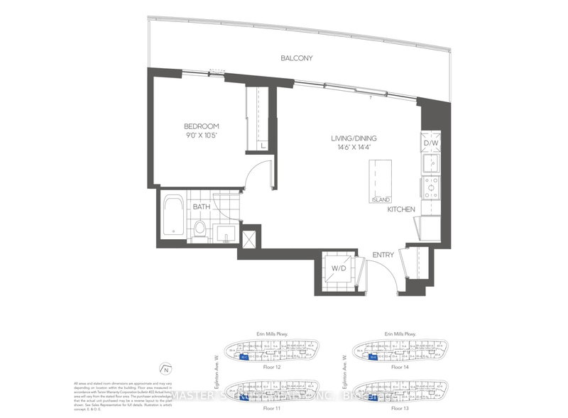 1804 - 2520 Eglinton Ave W, Mississauga, L5M 0Y4 | Image 2