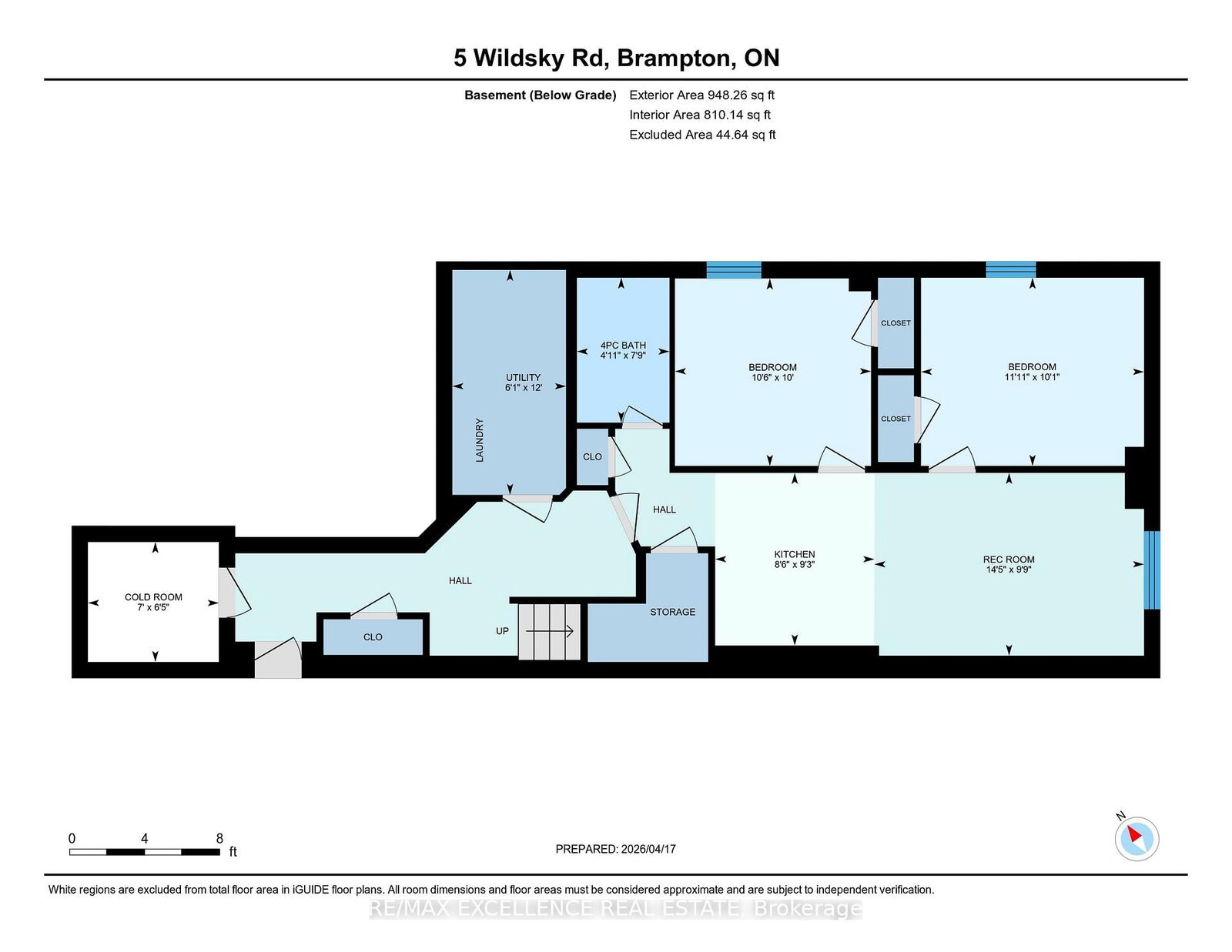 Detached House for sale at 5 Wildsky Road, Brampton, Ontario, L6Y 5P6 - Fletcher's Creek South - MLS: W13010308