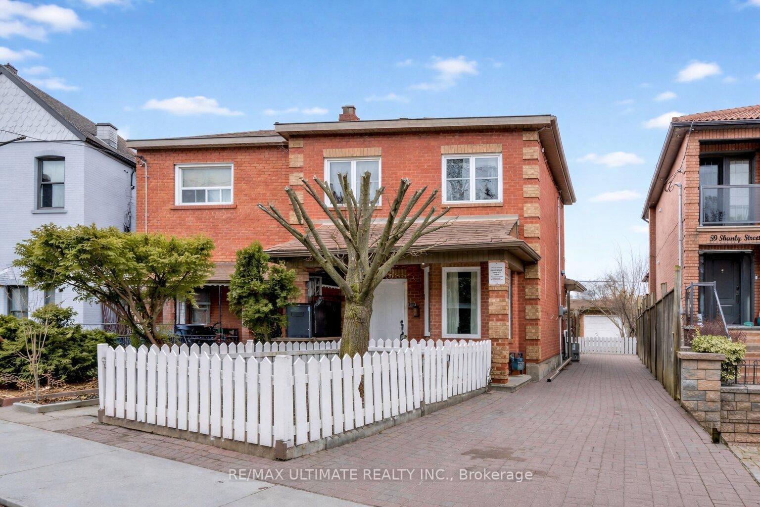 Semi-Detached House for sale at 57 Shanly Street, Toronto, Ontario, M6H 1S4 - Dovercourt-Wallace Emerson-Junction - MLS: W13044272