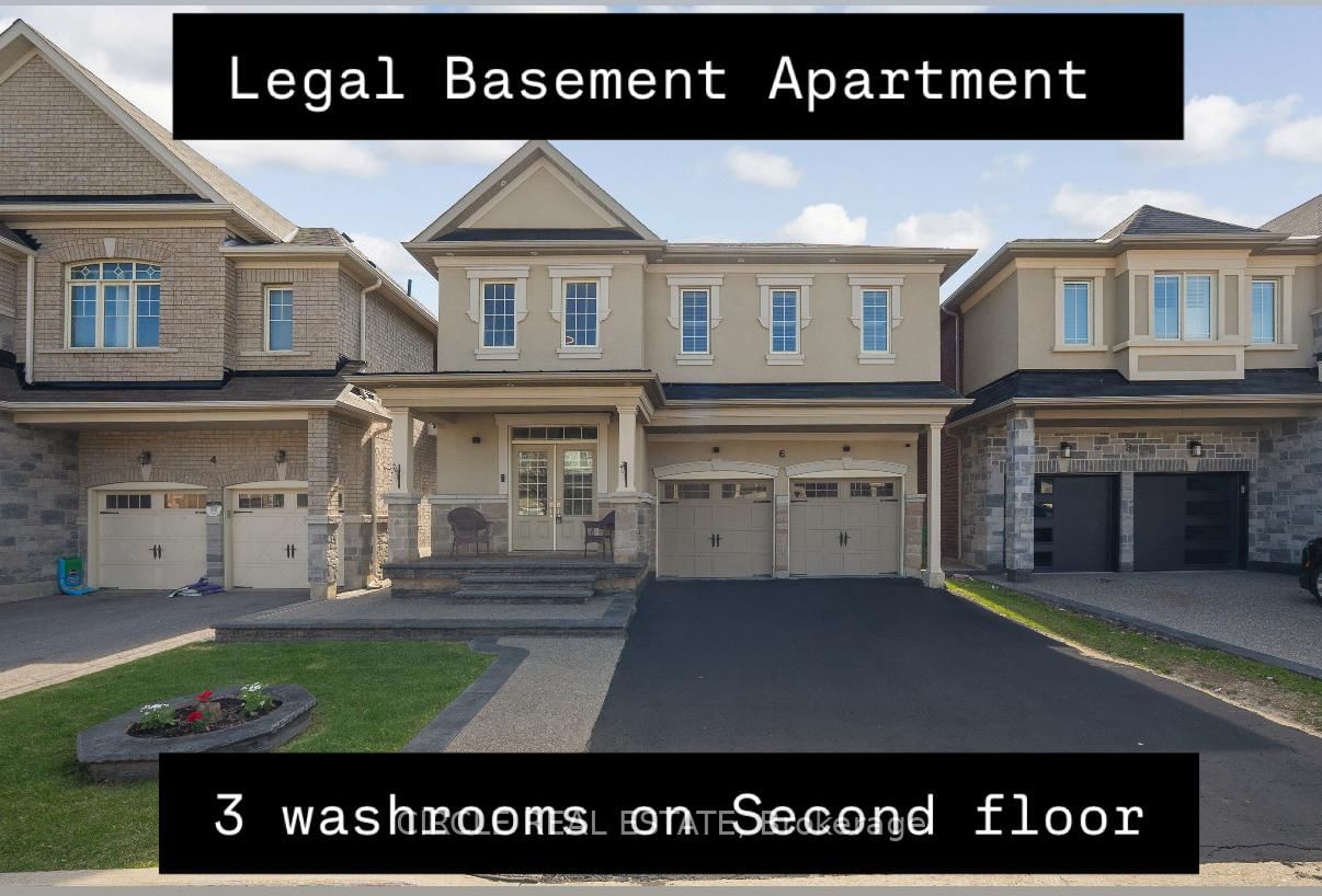 Detached House for sale at 6 Rockbank Road, Brampton, Ontario, L6R 3Z1 - Sandringham-Wellington North - MLS: W13059208