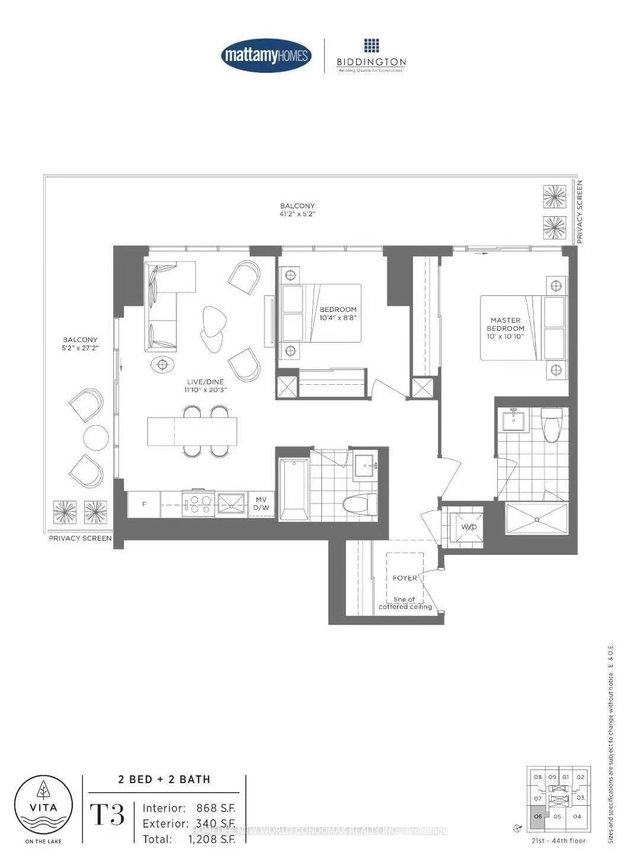 2606 - 70 Annie Craig Drive