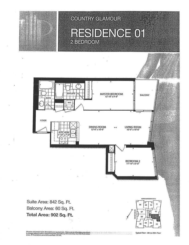 3985 Grand Park Dr #1001, Mississauga, Ontario