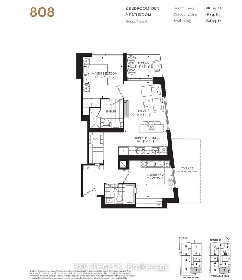 1602 - 3079 Trafalgar Road