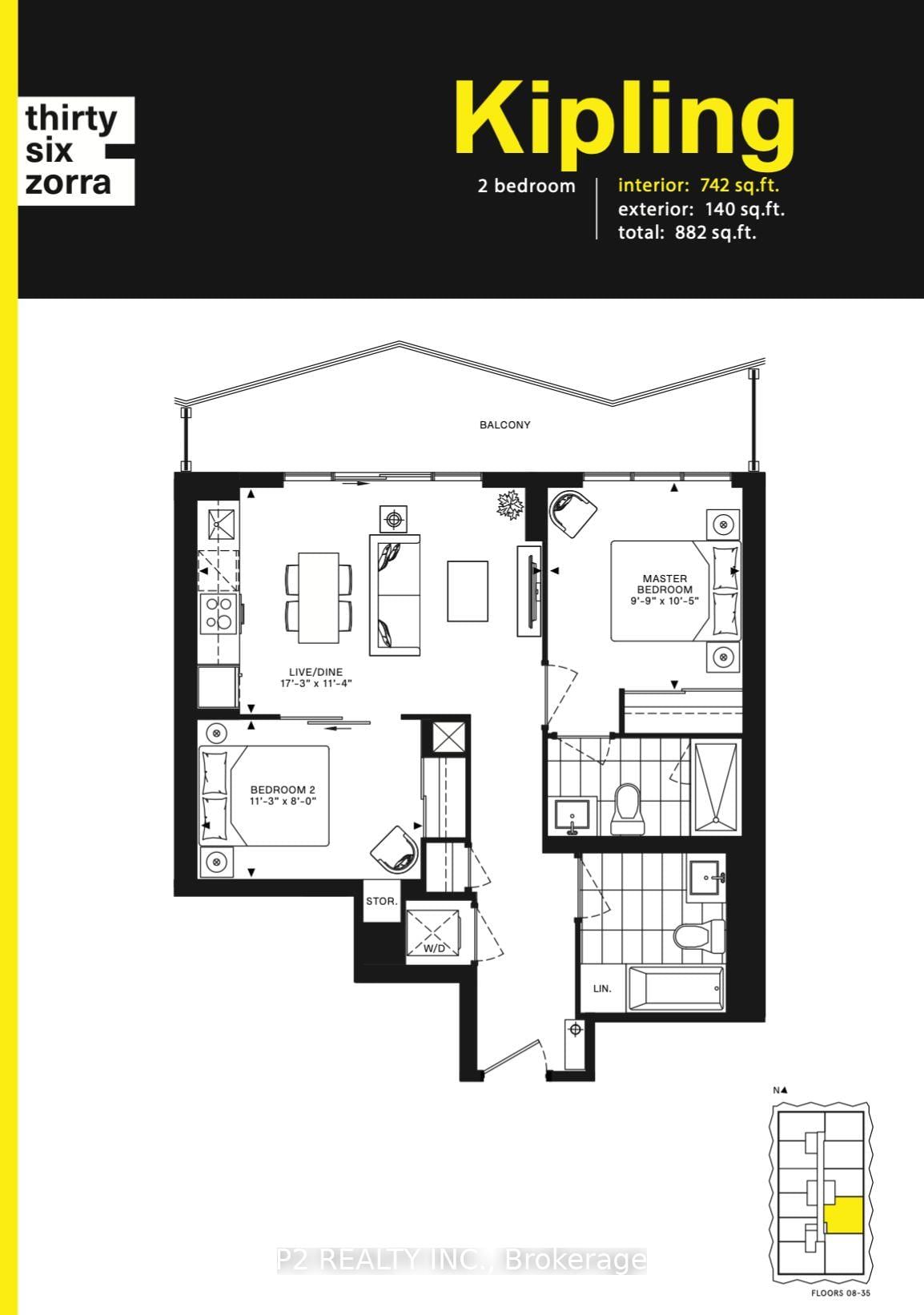 36 Zorra Street • #3107 • Toronto, ON photo 6