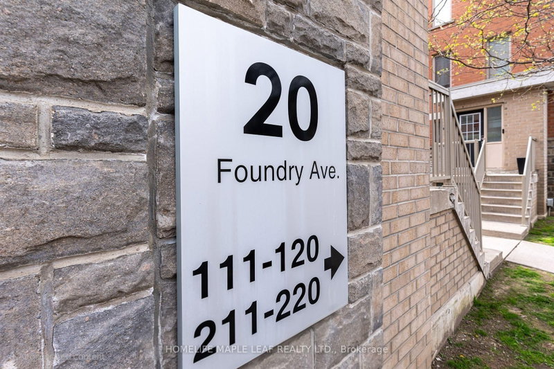 120 - 20 Foundry Avenue
