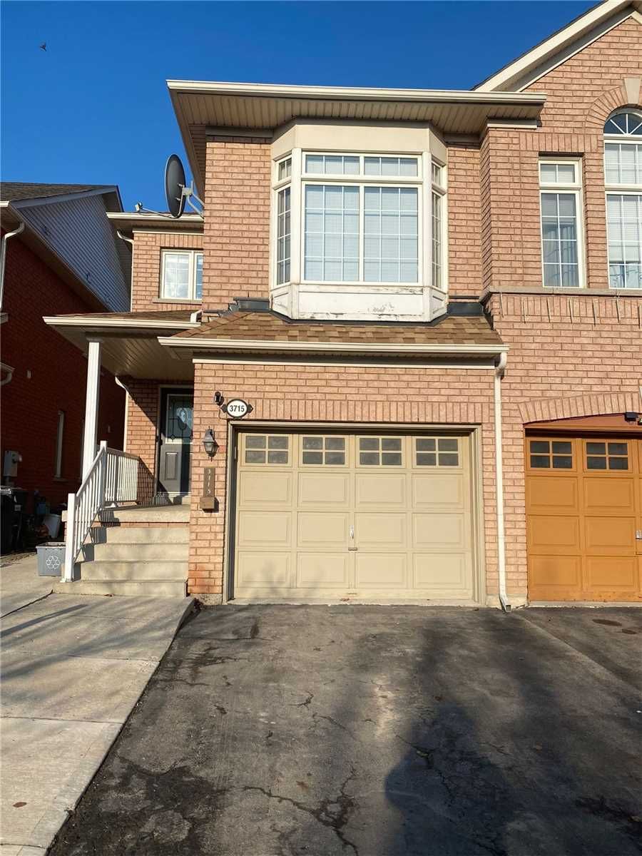 Semi-Detached House leased at 3715 Partition Road, Mississauga, Lisgar, L5N8N6 - MLS: W5834783