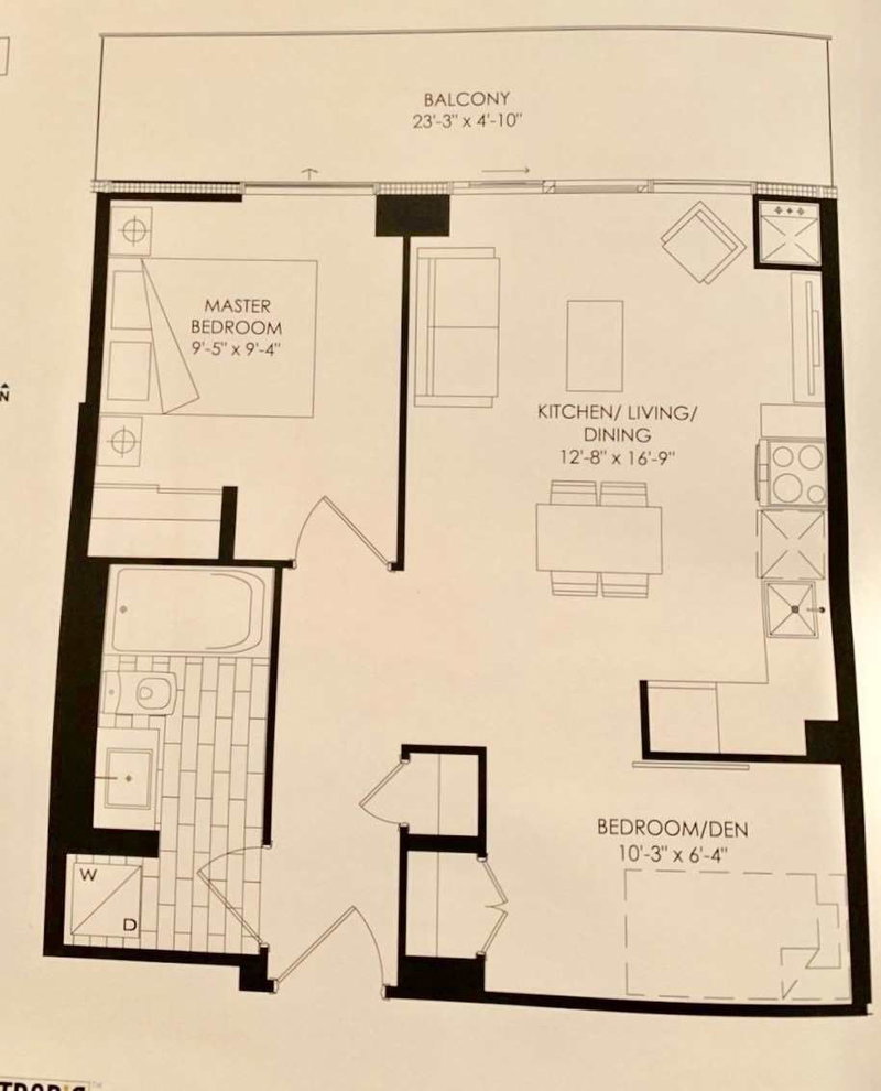 1006 - 160 Flemington Rd, Toronto, M6A 1N6 | Image 2