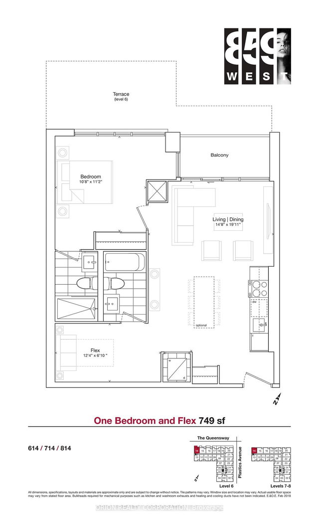 714 - 859 The Queensway N/A