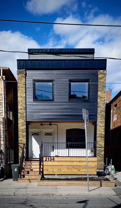 Semi-Detached House leased at MAIN-2134 Dundas Street, Toronto, Ontario, M6R 1X2 - Roncesvalles - MLS: W8139634