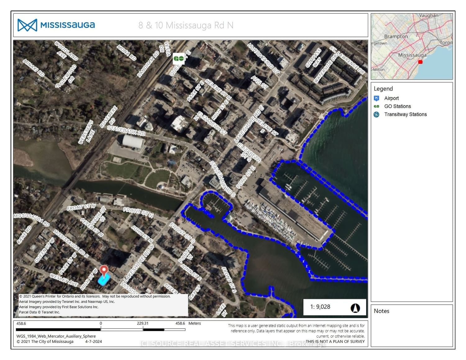 Vacant Land sold at 10 Mississauga Road, Mississauga, Port Credit, L5H 2H4 - MLS: W8233570