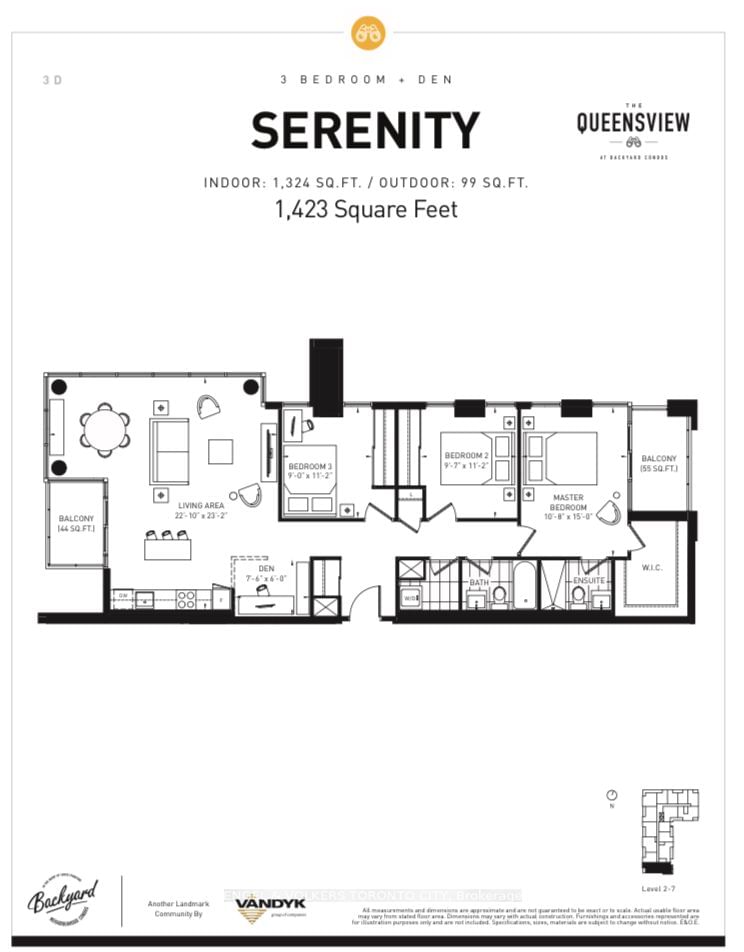 Unit 604 — 25 Neighbourhood Lane, Toronto - Stonegate-Queensway image-0-0