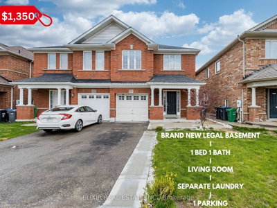 Semi-Detached House leased at Basemnt-61 BUSHMILL Circle, Brampton, Ontario, L7A 0K7 - Fletcher's Meadow - MLS: W8313478