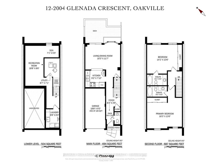  12 - 2004 Glenada Cres  Oakville, L6H 5P5 | Image 37