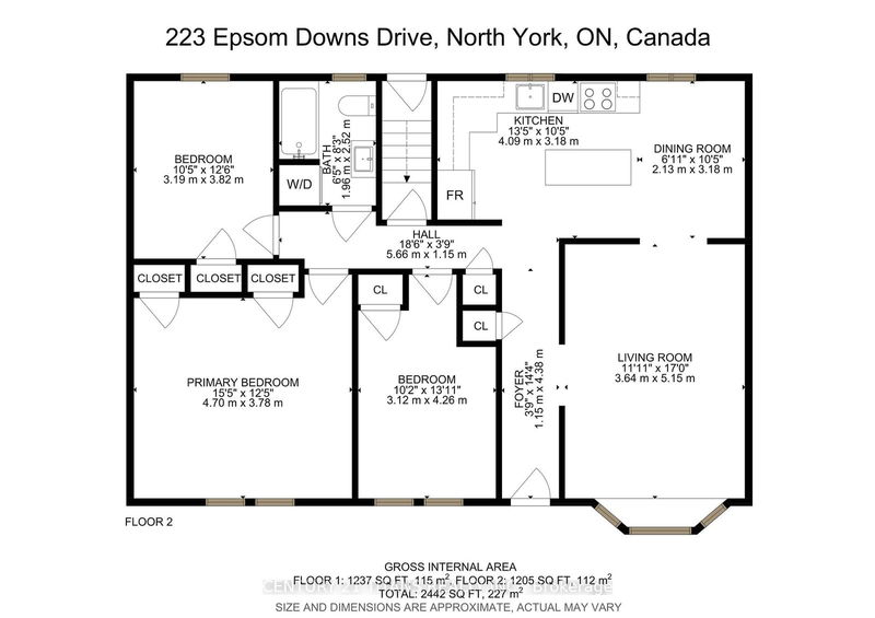 223 Epsom Downs Dr  Toronto, M3M 1T3 | Image 32