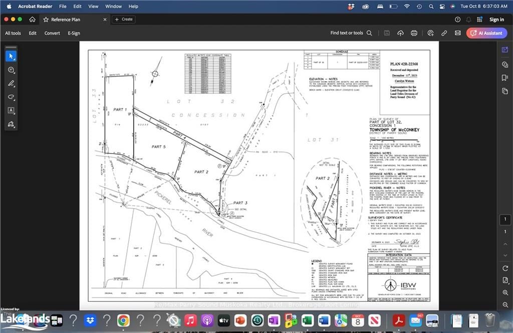 Vacant Land for sale at 353C BALSAM CREEK Road, Parry Sound Remote Area, Port Loring, P0H 1S0 - MLS: X10435678