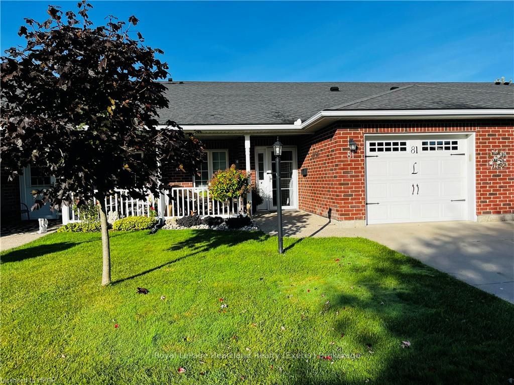 Townhouse for sale at 81 REDFORD Drive, South Huron, Exeter, N0M 1S3 - MLS: X10780170