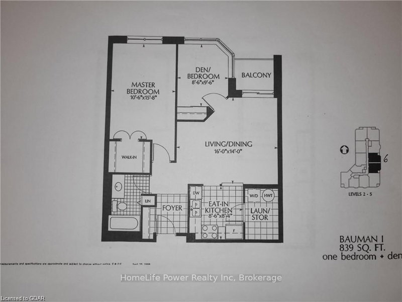 506 - 20 ST GEORGE St, Kitchener, N2G 2S7 | Image 3