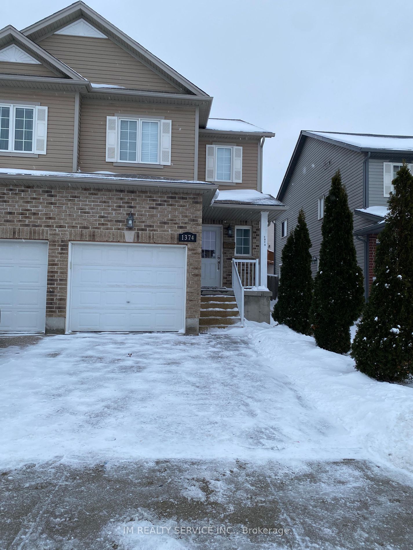 Semi-Detached House for lease at 1374 Countrystone Drive, Kitchener, N2N 3R8 - MLS: X11912560