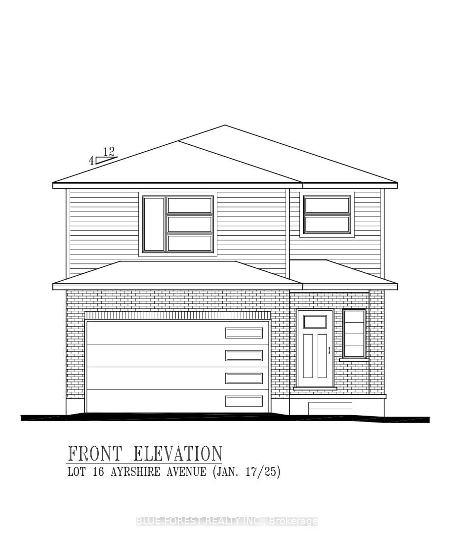 Detached House for sale at Lot 16 Ayrshire Avenue, London, South V, N6P 0J5 - MLS: X11930262