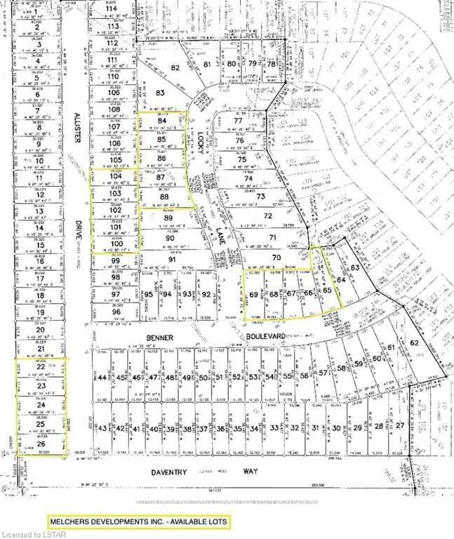 Detached House for sale at Lot#102-52 ALLISTER Drive, Middlesex Centre, Kilworth, N0L 1R0 - MLS: X11941864