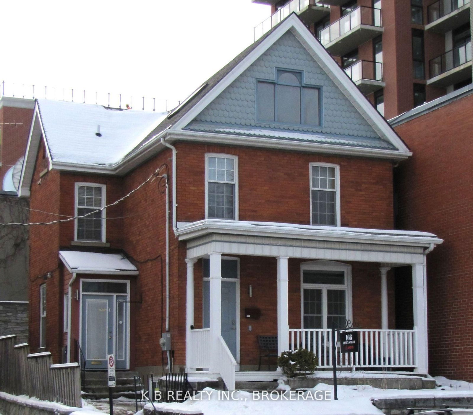 Building at 166 Queen Street, Kingston, East of Sir John A. Blvd