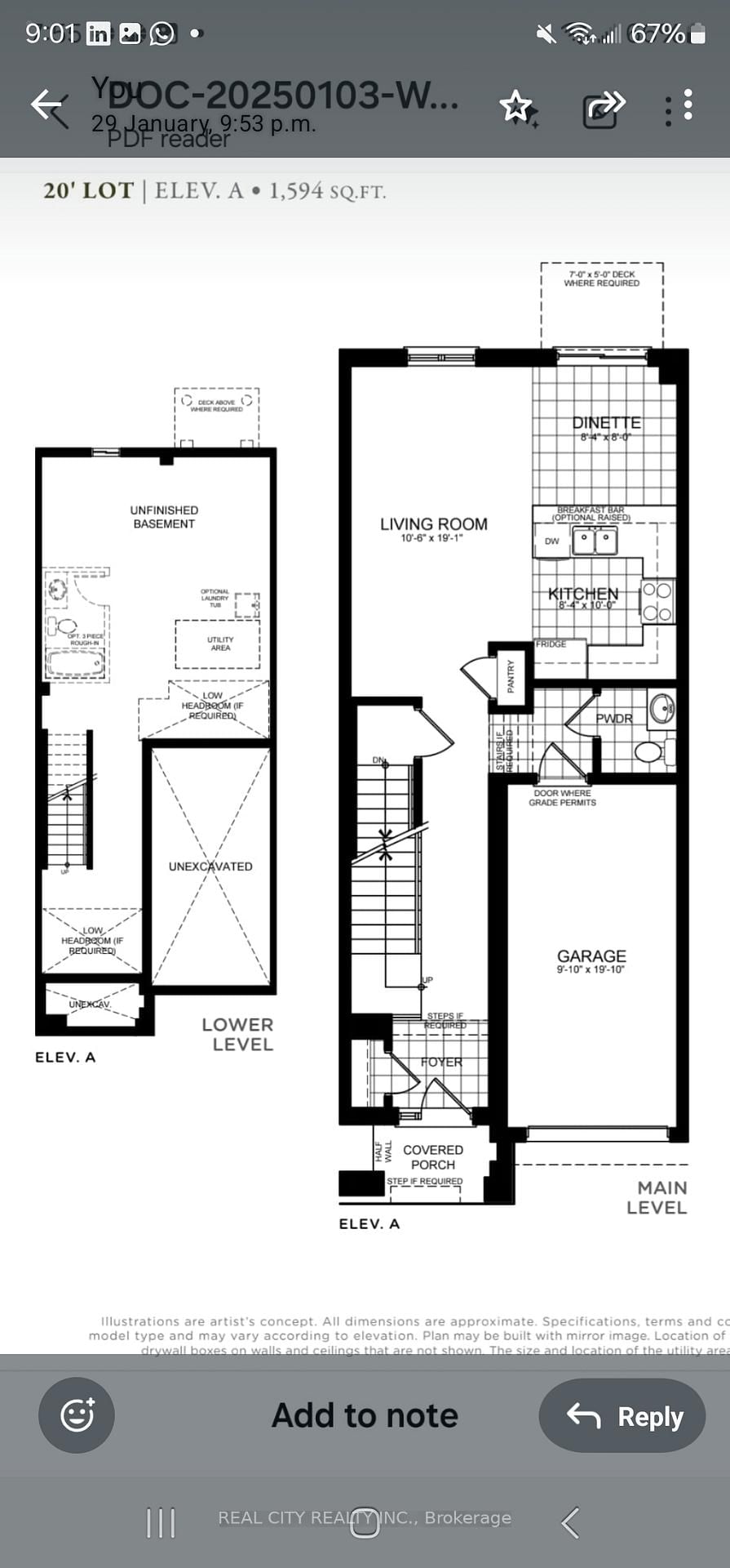 Townhouse for sale at Lot 57 Mckernan Avenue, Brantford, N3V 0C2 - MLS: X11974766