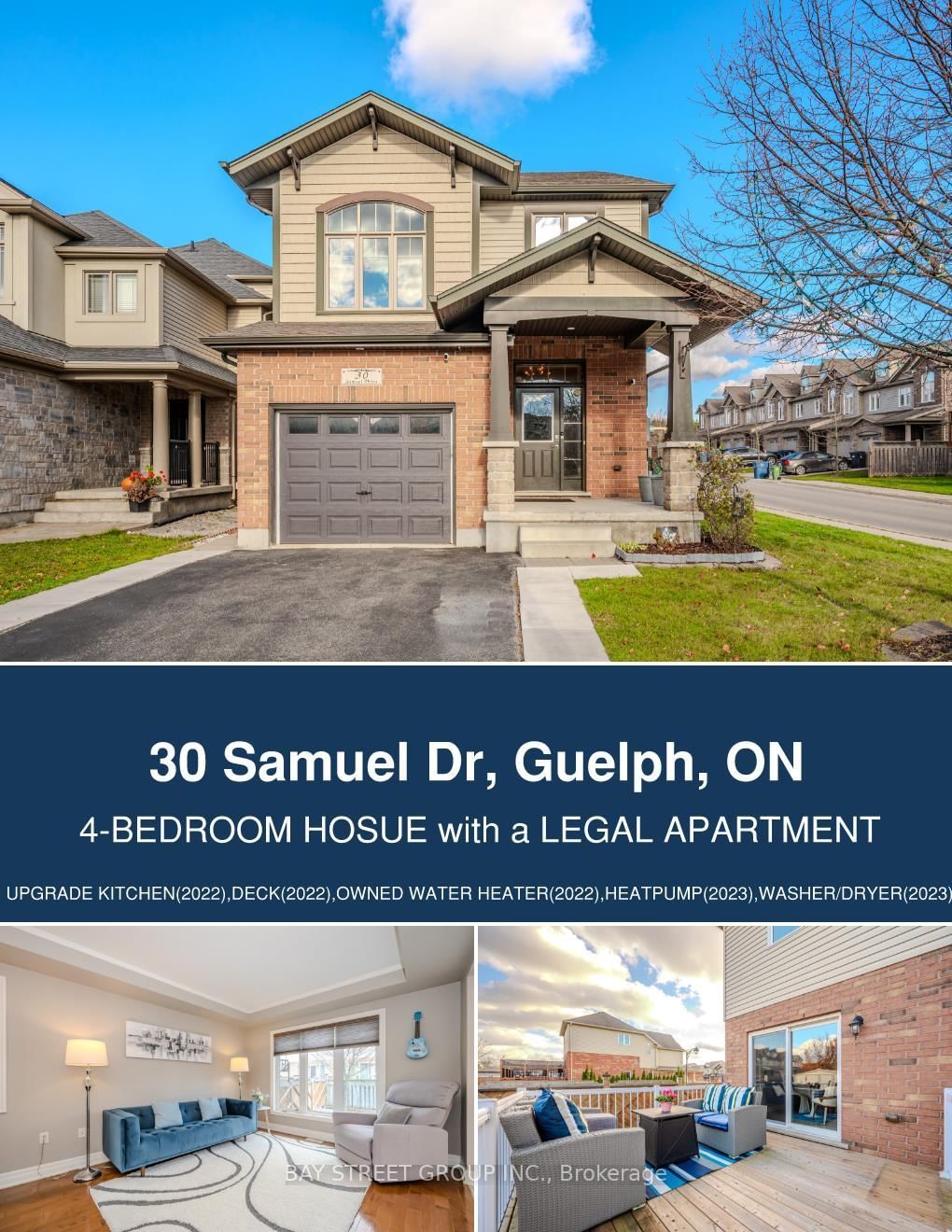 Detached House for sale at 30 Samuel Drive, Guelph, Pine Ridge, N1L 0K2 - MLS: X11984699