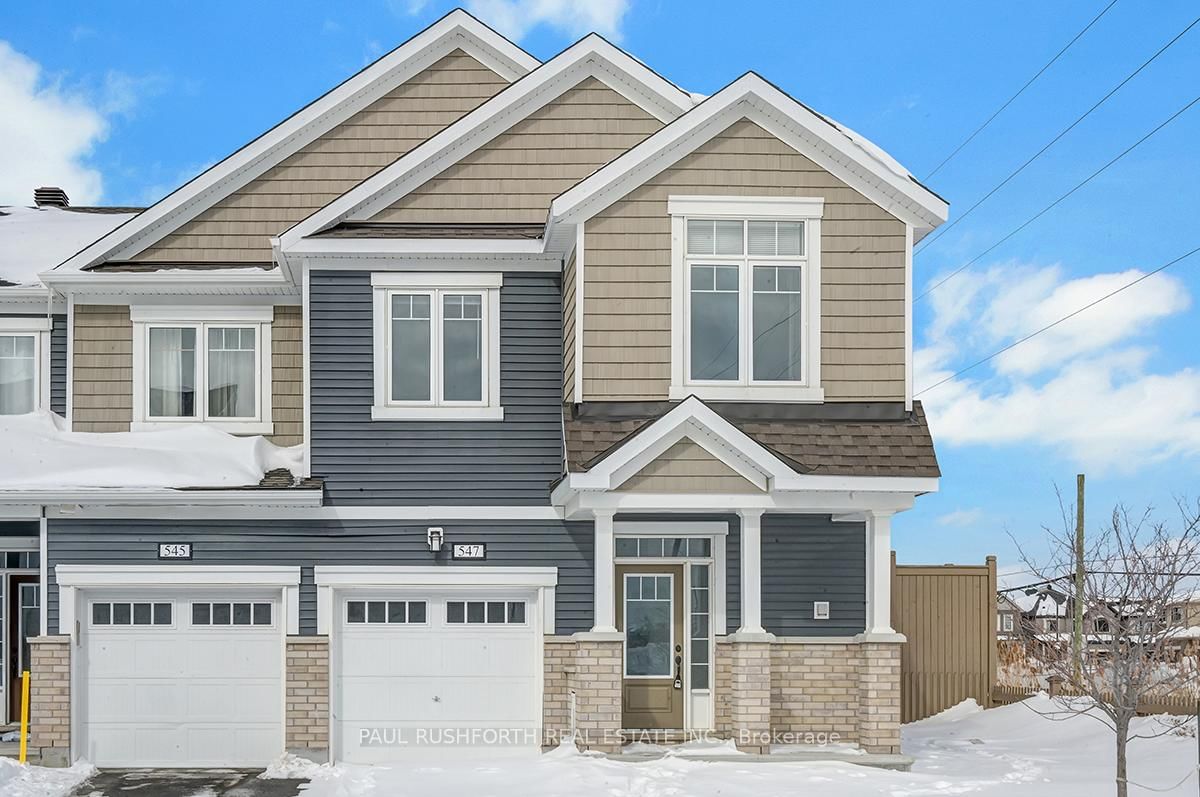 Townhouse sold at 547 Catleaf Row, Ottawa, Avalon West, K4A 5J3 - MLS: X11988712