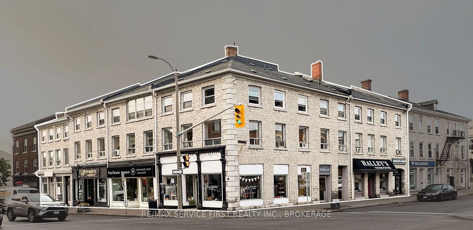 Building at 82-94 155-159 Brock St & Wellington St. Street, Kingston, Central City East