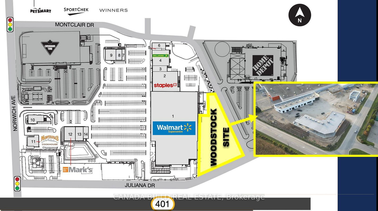 Commercial/Retail for lease at 1-200 Montclair Drive, Woodstock, N4S 9A2 - MLS: X11994385