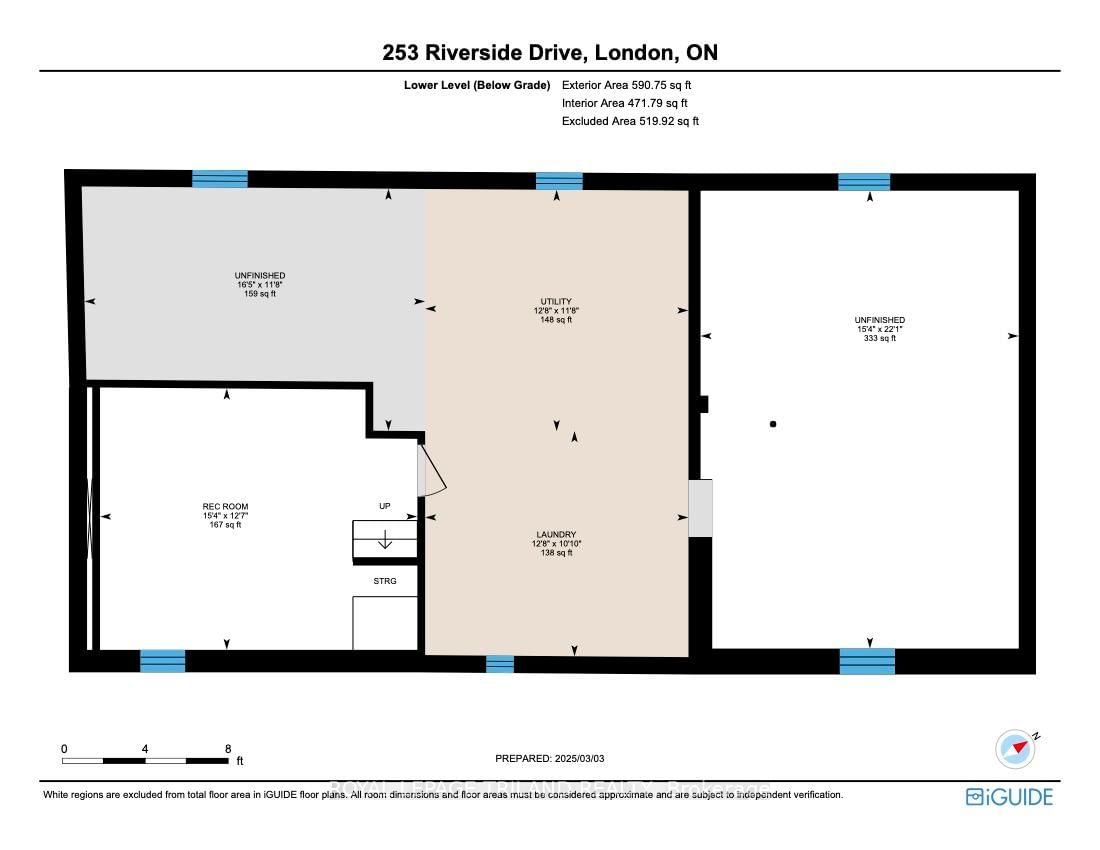 Detached House for sale at 253 Riverside Drive, London, North N, N6H 1E8 - MLS: X11998774