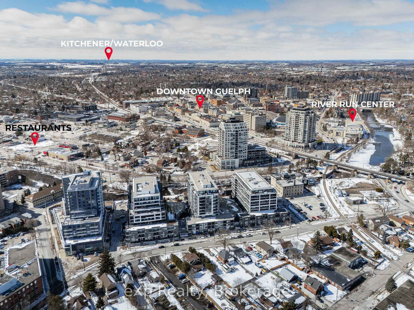 Condo for sale at 612-63 Arthur Street, Guelph, Two Rivers, N1E 0A8 - MLS: X12012605