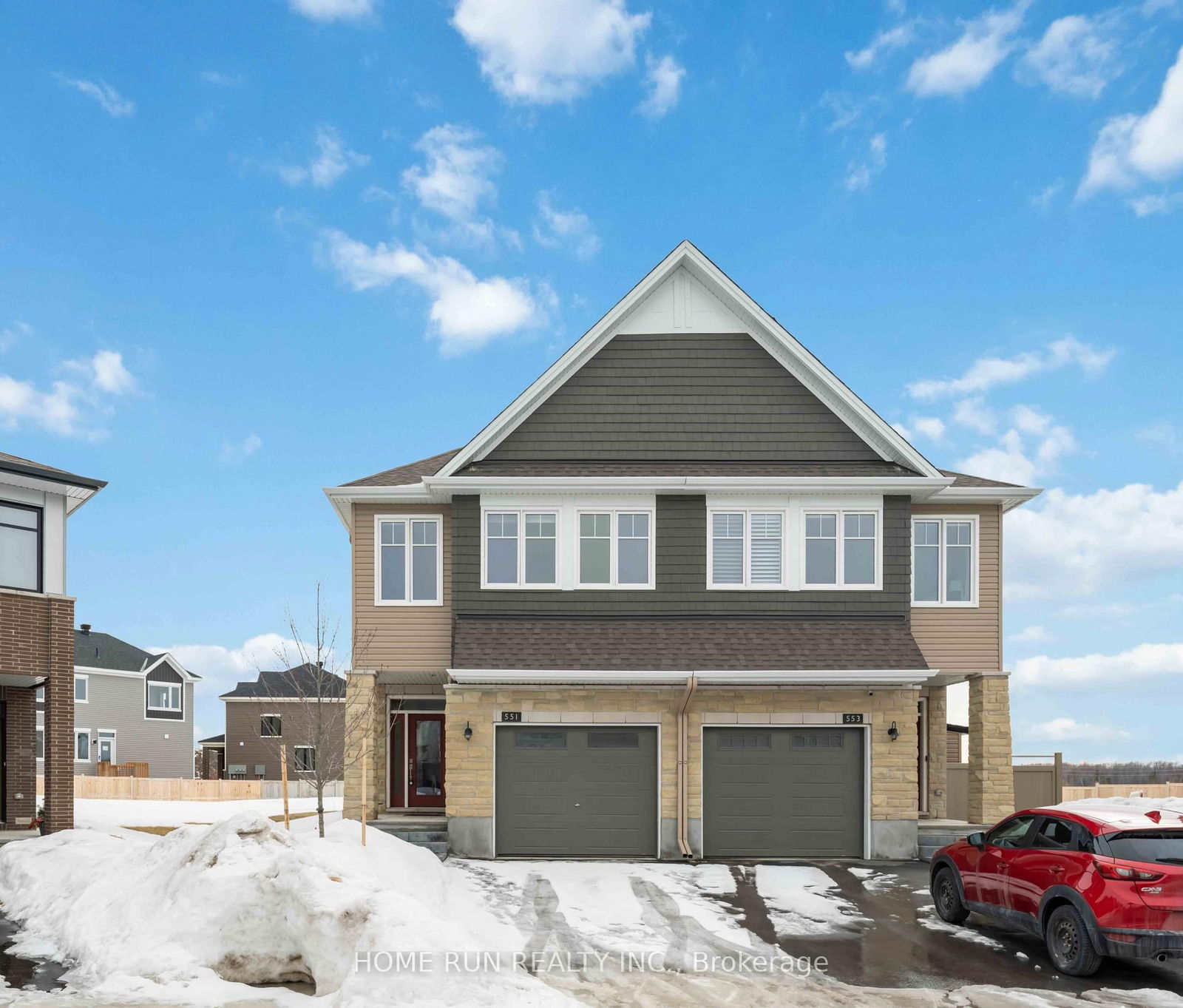 Semi-Detached House for sale at 551 Sonmarg Crescent, Barrhaven, 7711 - Barrhaven - Half Moon Bay, K2J 7A5 - MLS: X12014199