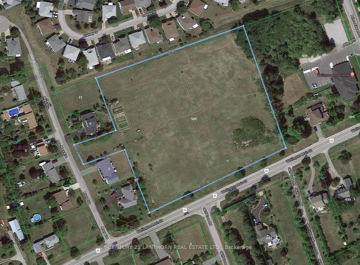 Vacant Land for sale at 504 Main Street, Prince Edward County, Wellington, K0K 3L0 - MLS: X12014688