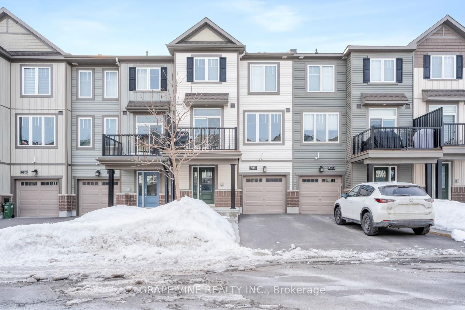 Townhouse for sale at 506 Galmoy Way, Ottawa, Barrhaven - Half Moon Bay, K2J 6T9 - MLS: X12019946