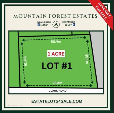 Unit LOT 1 — 10436 CLARK Rd, North Dundas - North Dundas (Mountain) Twp image-0-1