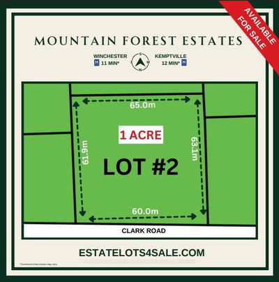 Unit LOT 2 — 10436 CLARK Rd, North Dundas - North Dundas (Mountain) Twp image-0-1