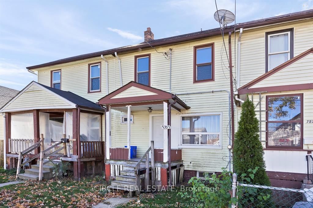 Townhouse for sale at 761 St Antoine Street, Windsor, N9C 3H5 - MLS: X12130450