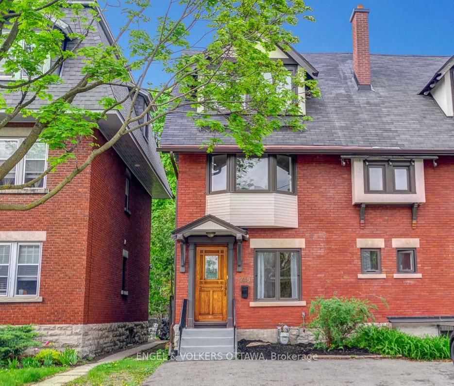 Semi-Detached House for sale at 249 First Avenue, Ottawa, Glebe, K1S 2G5 - MLS: X12161670