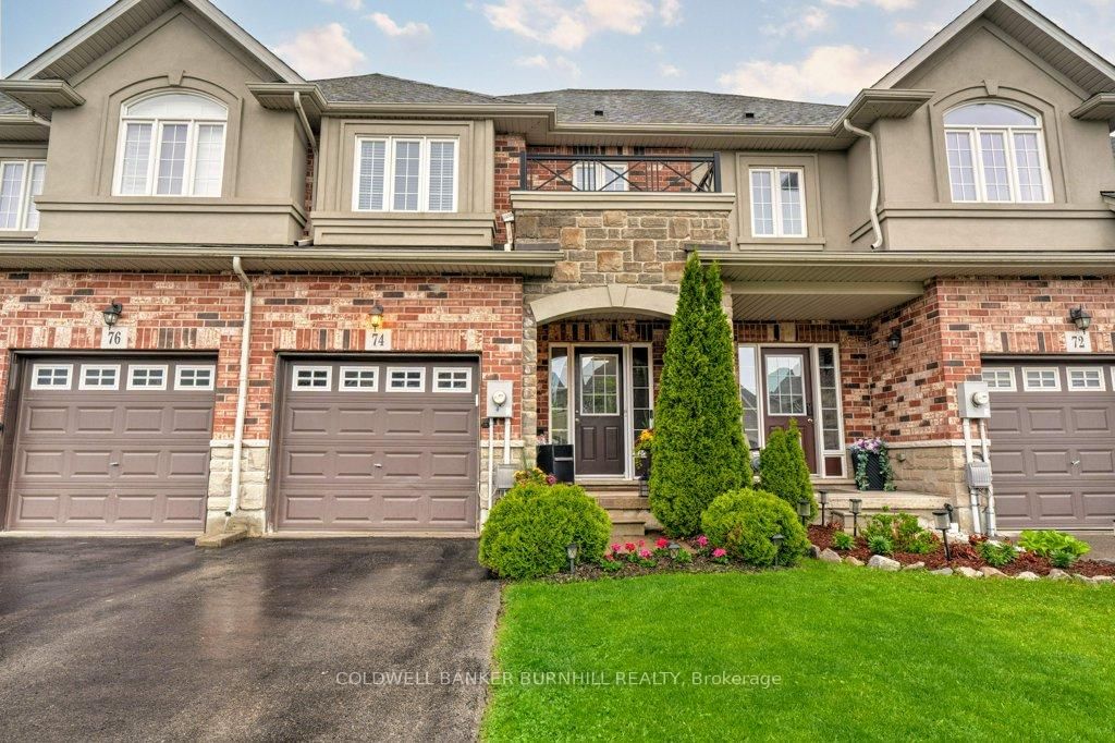 Townhouse for sale at 74 Galileo Drive, Hamilton, Stoney Creek, L8E 0H1 - MLS: X12165009