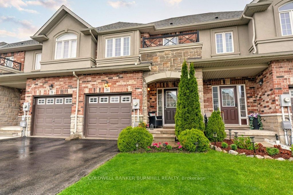 Townhouse for sale at 74 Galileo Drive, Hamilton, Stoney Creek, L8E 0H1 - MLS: X12165009