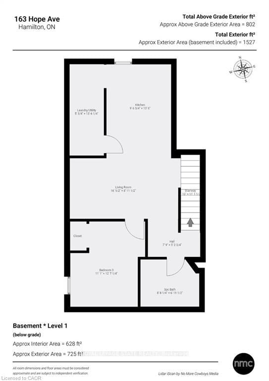 Detached House for sale at 163 Hope Avenue, Hamilton, Ontario, L8H 2E7 - Homeside - MLS: X12663300