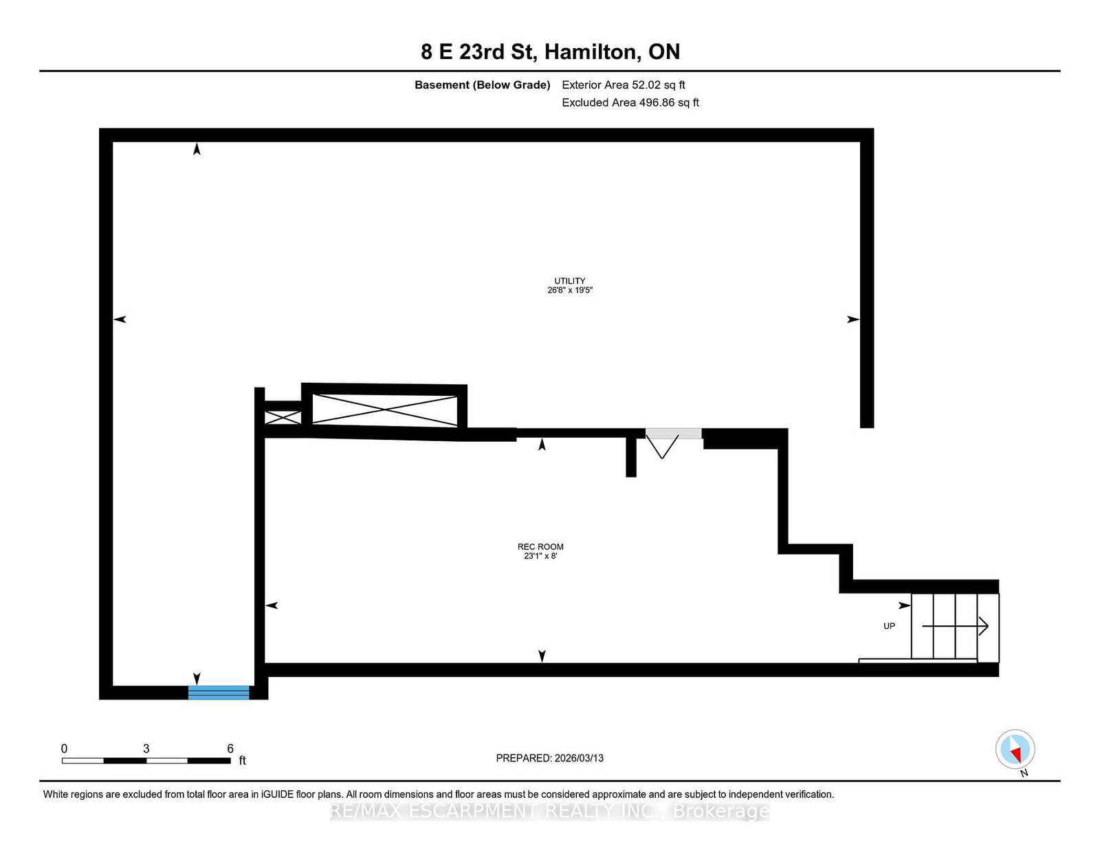 Detached House for sale at 8 East 23rd Street, Hamilton, Ontario, L8V 2W6 - Eastmount - MLS: X12879232