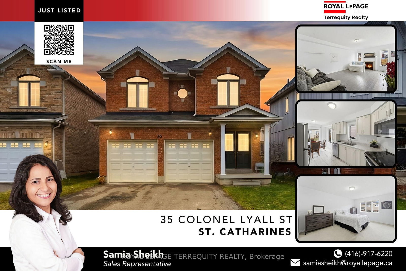 Detached House for sale at 35 Colonel Lyall Street, St. Catharines, Ontario, L2P 0B3 - Secord Woods - MLS: X12926802