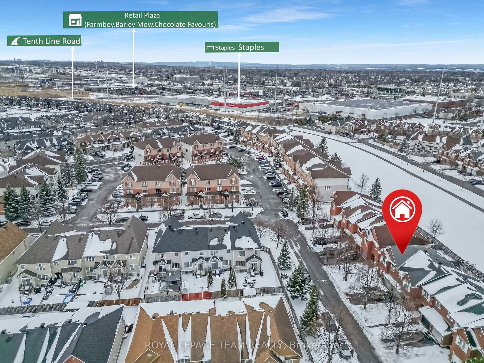 Townhouse for sale at 2362 Bois Vert Place, Ottawa, Ontario, K4A 4V1 - Avalon East - MLS: X12973294