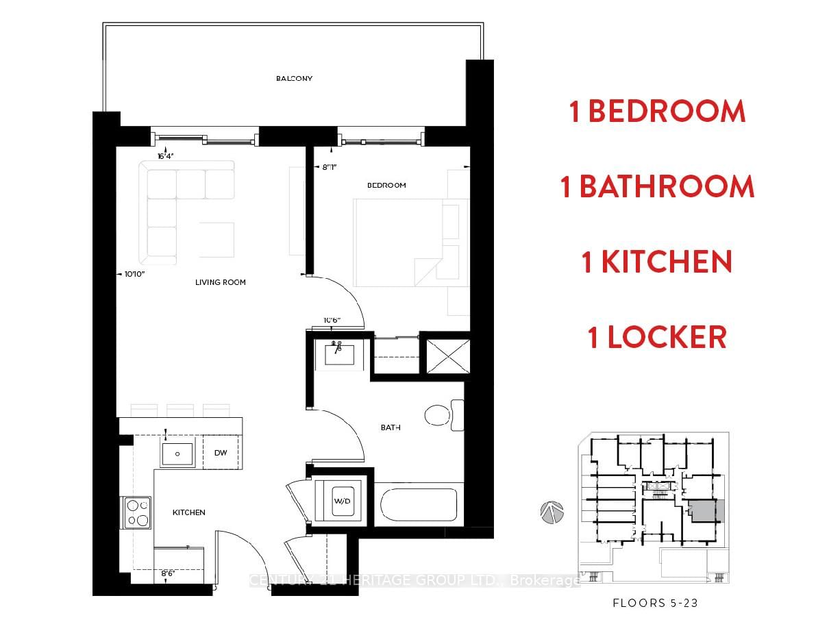 15 Queen Street S, Unit 1513 - Photo 2